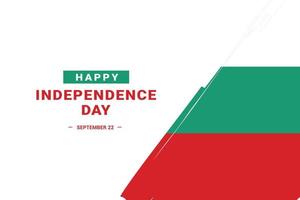 Unabhängigkeitstag von Bulgarien vektor