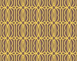 gul sömlös mönster med stam- form. designad i ikat, aztek, folklore, och arabicum stil. idealisk för tyg plagg, keramik, tapet. vektor illustration.