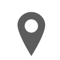Reisekarte Pin Zeichen Standort Vektor Icon