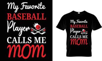 Baseball-T-Shirt-Design vektor