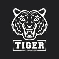 Tiger-Symbol und Logo. Vektor-Illustration vektor