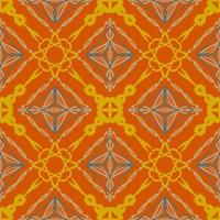 geometrisches Muster mit Stammesform. entworfen in Ikat, Boho, Aztec, Folk, Motiv, Zigeuner, bunter arabischer Stil. Ideal für Stoffkleidung, Keramik, Tapeten. Vektor-Illustration vektor