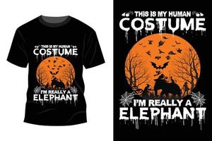 Halloween-T-Shirt-Design vektor