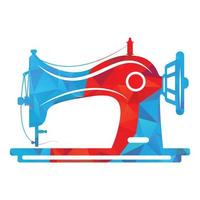 Vektorsymbol für manuelle Nähmaschine. einfache Illustration der manuellen Nähmaschinenikone für das Webdesign lokalisiert auf weißem Hintergrund. vektor