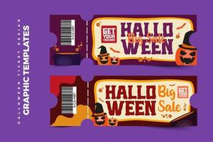 halloween tema grafisk design mall lätt till skräddarsy enkel och elegant design vektor