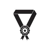 medalj ikon vektor. symbol av seger medalj, gradering, mästerskap och Mer vektor