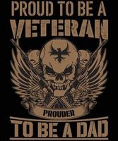 veteran t-shirt design vektor