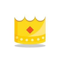 vektor illustration av krona, kung, lyx ikon.