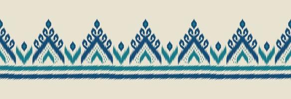 gräns etnisk ikat mönster konst. folk broderi, och mexikansk stil. aztec geometrisk prydnad skriva ut. vektor