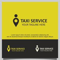 taxi service logotyp design vektor