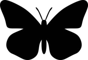 Silhouette des Schmetterlings, Vektorillustration vektor
