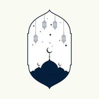vektor illustration av ramadan kareem. islamic händelse bakgrund mall