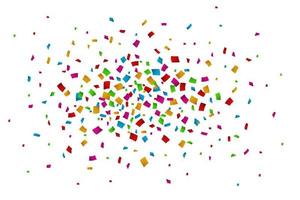 konfetti sömlös ljus runda ram färgrik för firande vektor