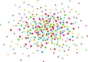 konfetti sömlös ljus runda ram färgrik för firande vektor