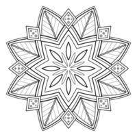 mandala digital art muster kunst an der wand malbuch spitzenmuster das tattoo design für eine tapete malen hemd und fliesen schablone aufkleber design dekorativer kreis ornament im ethnischen orientalischen stil vektor