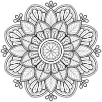 mandala digital konst mönster konst på de vägg färg bok spets mönster de tatuering design för en tapet måla skjorta och bricka stencil klistermärke design dekorativ cirkel prydnad i etnisk orientalisk stil vektor