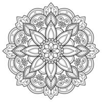 mandala digital konst mönster konst på de vägg färg bok spets mönster de tatuering design för en tapet måla skjorta och bricka stencil klistermärke design dekorativ cirkel prydnad i etnisk orientalisk stil vektor