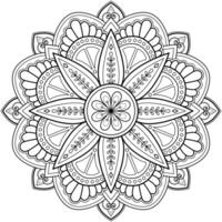 mandala digital art muster kunst an der wand malbuch spitzenmuster das tattoo design für eine tapete malen hemd und fliesen schablone aufkleber design dekorativer kreis ornament im ethnischen orientalischen stil vektor