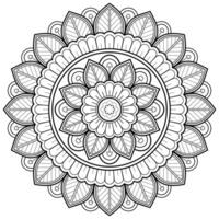 mandala digital art muster kunst an der wand malbuch spitzenmuster das tattoo design für eine tapete malen hemd und fliesen schablone aufkleber design dekorativer kreis ornament im ethnischen orientalischen stil vektor