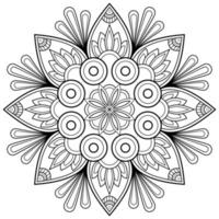 mandala digital konst mönster konst på de vägg färg bok spets mönster de tatuering design för en tapet måla skjorta och bricka stencil klistermärke design dekorativ cirkel prydnad i etnisk orientalisk stil vektor