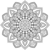 mandala digital art muster kunst an der wand malbuch spitzenmuster das tattoo design für eine tapete malen hemd und fliesen schablone aufkleber design dekorativer kreis ornament im ethnischen orientalischen stil vektor