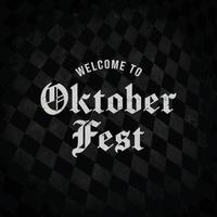 oktoberfest handskriven typografi rubrik för skylt, hälsning, inbjudan affisch och kort. öl festival berömd i oktober i Tyskland. stor folk fester i bayern. vektor