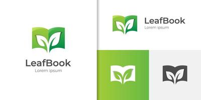 vektor blad bok logotyp ikon design kan vara Begagnade studerande, utbildning, bok blad vektor symbol