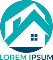 Logo-Design für Immobilien. Logo-Symbol oder Symbol für Immobilien oder Bauunternehmen. vektor