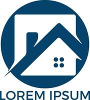 Logo-Design für Immobilien. Logo-Symbol oder Symbol für Immobilien oder Bauunternehmen. vektor