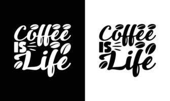 kaffe Citat t skjorta design, typografi vektor