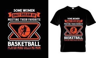 Basketball-T-Shirt-Design, Basketball-T-Shirt-Slogan und Bekleidungsdesign, Basketball-Typografie, Basketball-Vektor, Basketball-Illustration vektor