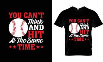Baseball-T-Shirt-Design, Baseball-T-Shirt-Slogan und Bekleidungsdesign, Baseball-Typografie, Baseball-Vektor, Baseball-Illustration vektor