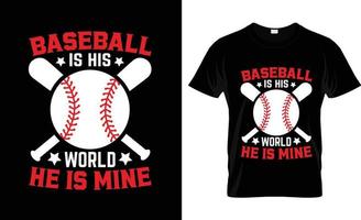 Baseball-T-Shirt-Design, Baseball-T-Shirt-Slogan und Bekleidungsdesign, Baseball-Typografie, Baseball-Vektor, Baseball-Illustration vektor