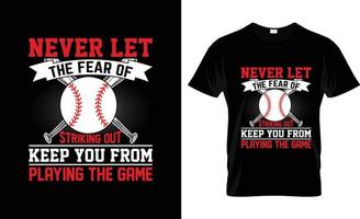 Baseball-T-Shirt-Design, Baseball-T-Shirt-Slogan und Bekleidungsdesign, Baseball-Typografie, Baseball-Vektor, Baseball-Illustration vektor