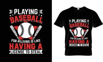 Baseball-T-Shirt-Design, Baseball-T-Shirt-Slogan und Bekleidungsdesign, Baseball-Typografie, Baseball-Vektor, Baseball-Illustration vektor