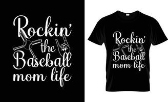 Baseball-T-Shirt-Design, Baseball-T-Shirt-Slogan und Bekleidungsdesign, Baseball-Typografie, Baseball-Vektor, Baseball-Illustration vektor