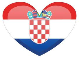 flagga av kroatien. exakt mått, element proportioner och färger. vektor