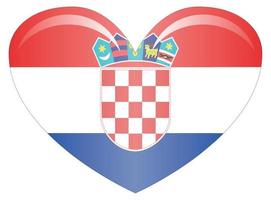flagga av kroatien. exakt mått, element proportioner och färger. vektor