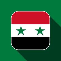 Syrien-Flagge, offizielle Farben. Vektor-Illustration. vektor