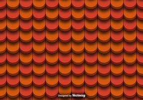 Nahtlose Muster Von Roten Lehm Dach Fliesen Vektor