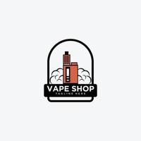 Vape-Logo-Design für Vape-Shop vektor