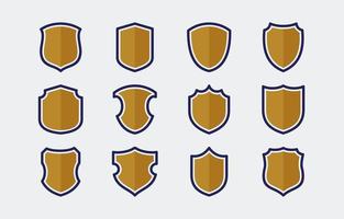 Schild Sammlung von Symbolen mit unterschiedlichen Formen vektor