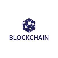 Blockchain-Logo-Design vektor