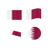 qatar flagga vektor design