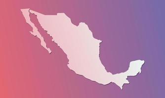 Mexiko-Hintergrund mit rotem und violettem Farbverlauf vektor