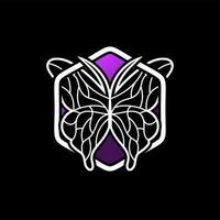 Schmetterlings-Logo-Design-Vektor-Vorlage vektor