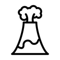 vulkan ikon design vektor