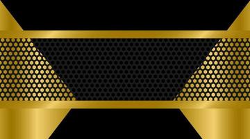 Luxus Gold modernes Hintergrunddesign vektor