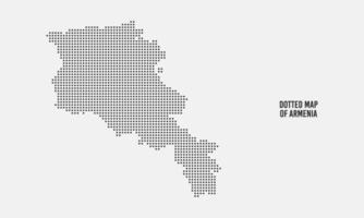gepunktete Armenien-Kartenvektorillustration vektor