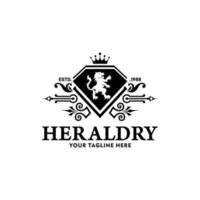 Vektorvorlage für die Heraldik-Logo-Sammlung vektor